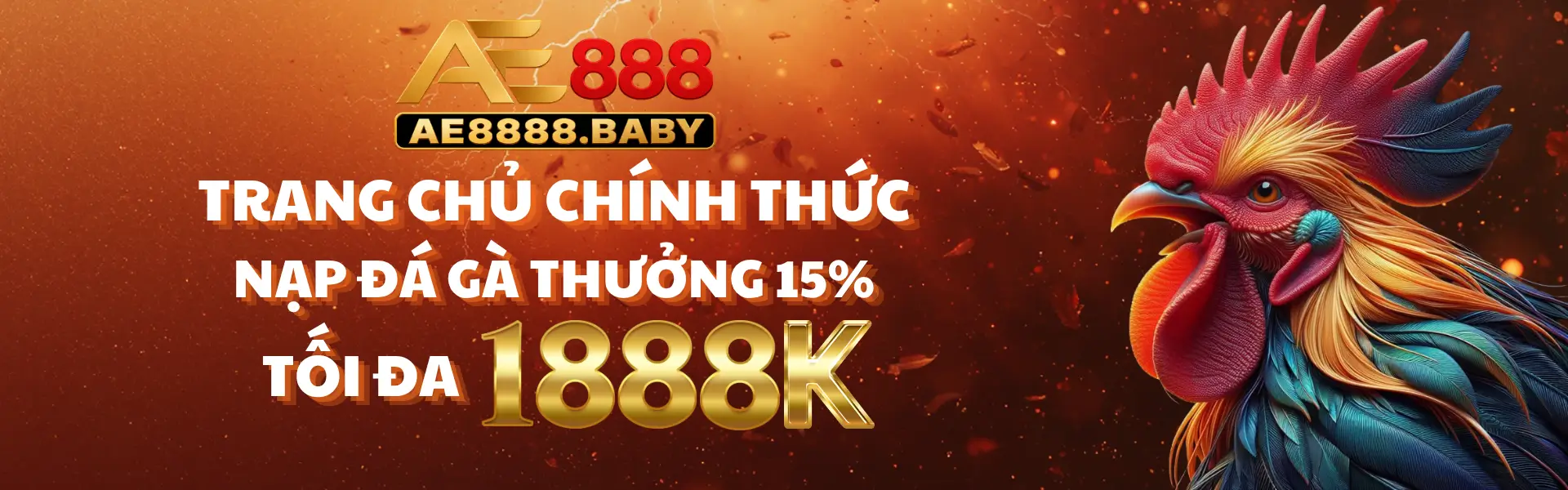 AE888 thưởng nạp đá gà 1888k